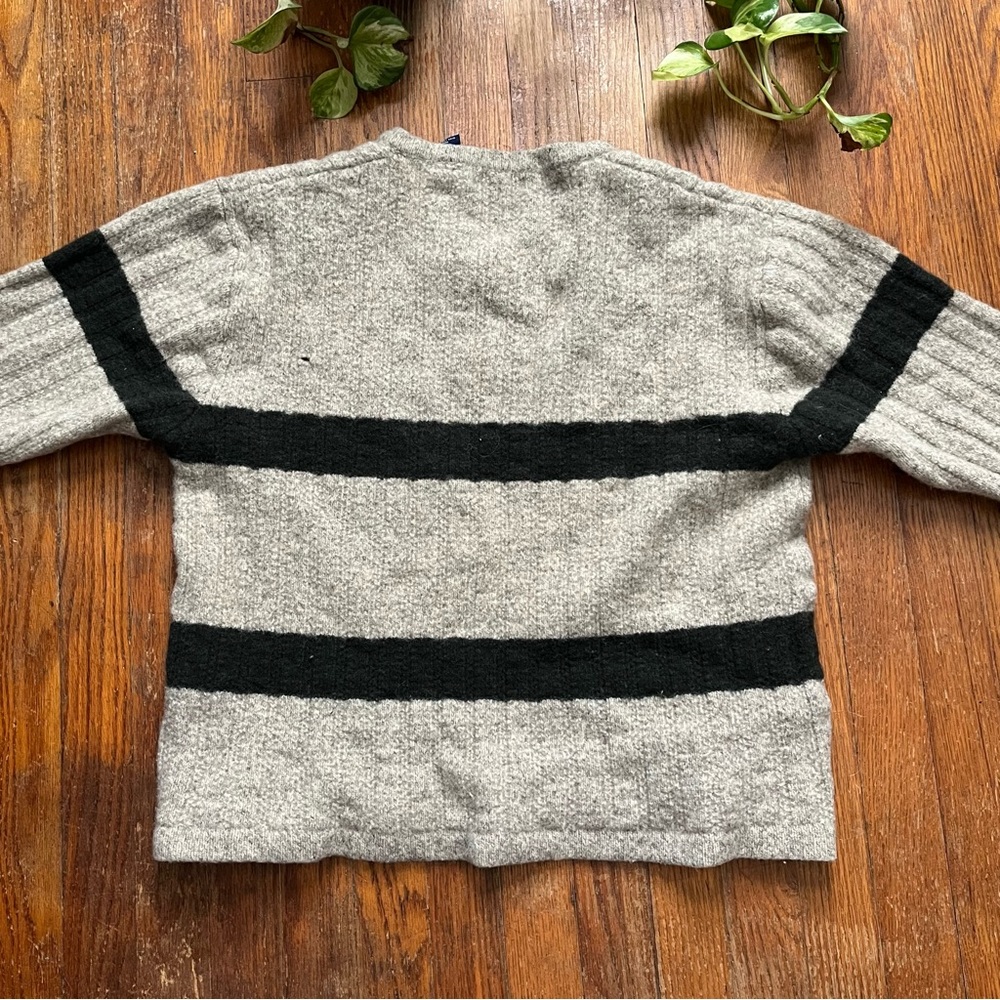 Structure Striped Wool Sweater - image 3